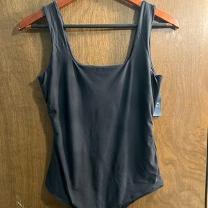 Abercrombie & Fitch Charcoal V-Neck Top